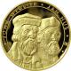 Zlatá investiční mince 50 NZD Jan Hus a John Wycliff 2011 Proof