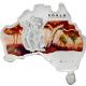 Strieborná minca Koala Australian Map 1 Oz 2014 Proof