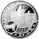 Postříbřená medaile Staroměstský orloj - Býk 2016 Proof