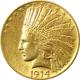 Zlatá mince Indian Head American Eagle 1914