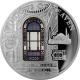 Stříbrná mince Chrám Boží Moudrosti Mozaikové okno apsidy 2016 Proof
