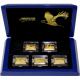 Premium Size Gold Bar Eagle Collection Sada zlatých mincí 2016 Proof