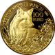 Zlatá minca Líška obecná 2016 Proof