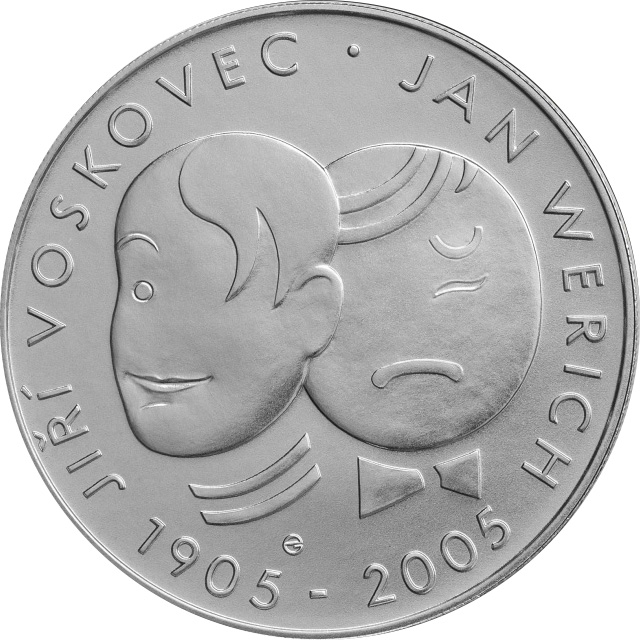 Sada stříbrných pamětních mincí roku 2005 v dřevěné krabičce Proof 