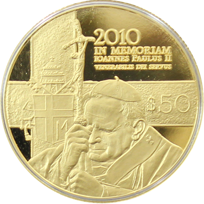 In Memoriam Papež Jan Pavel II. Exkluzivní sada mincí 2010 Proof