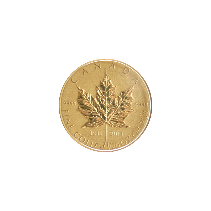 Maple Leaf sada investičních mincí 100. výročí Kanadské královské rafinerie 2011 Proof
