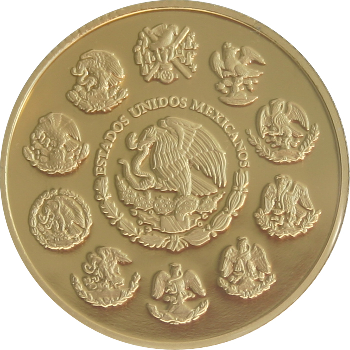 Mexiko Libertad Exkluzivní Zlatá Sada 30.výročí Mexické investiční mince 2011 Proof