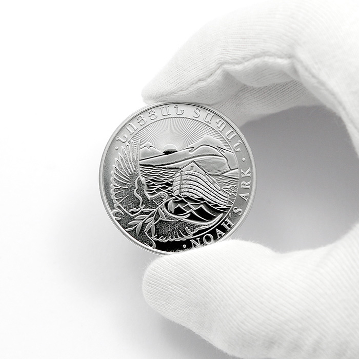 Stříbrná investiční mince Noemova archa Arménie 1 Oz 