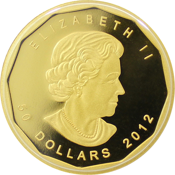 Maple Leaf 5. výročí Stokilové zlaté mince Sada zlatých mincí 2012 Proof (.99999)  