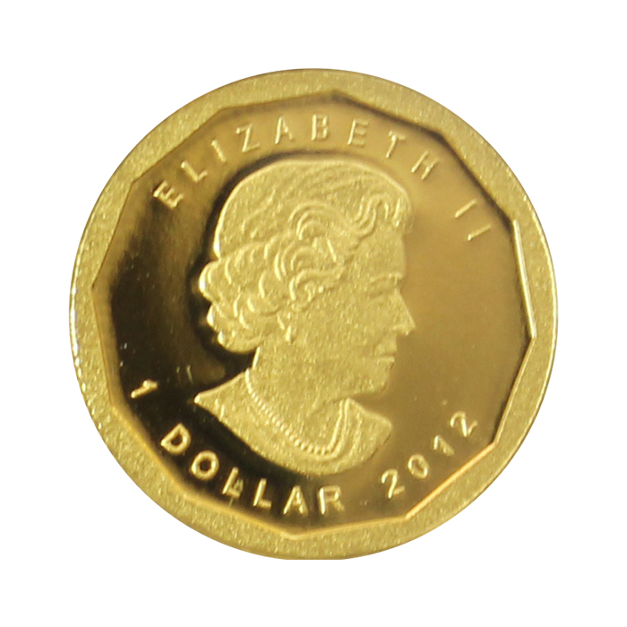 Maple Leaf 5. výročí Stokilové zlaté mince Sada zlatých mincí 2012 Proof (.99999)  