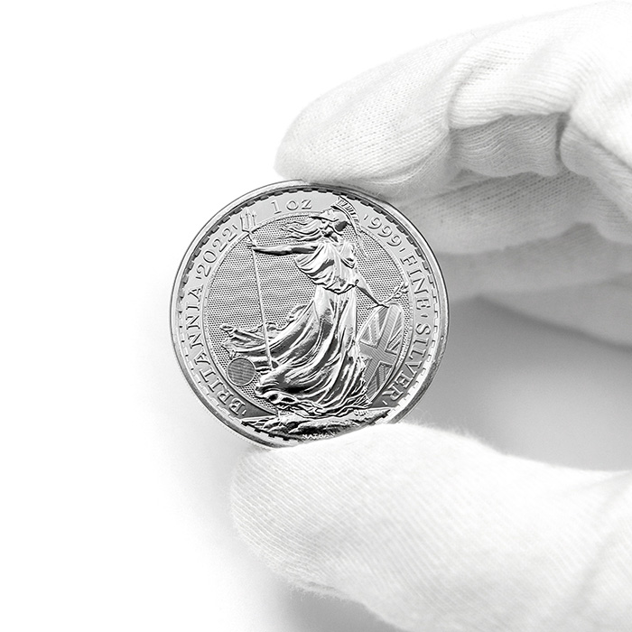 Stříbrná investiční mince Britannia 1 Oz