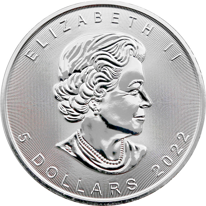 Stříbrná investiční mince Maple Leaf 1 Oz (Odběr 100 Ks a více)