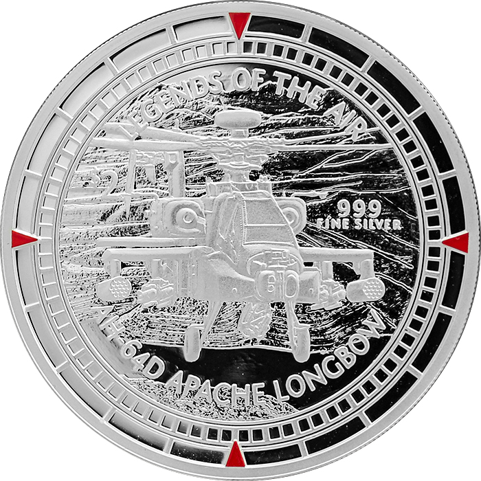 Legends of the Air Sada stříbrných mincí 2011 Proof