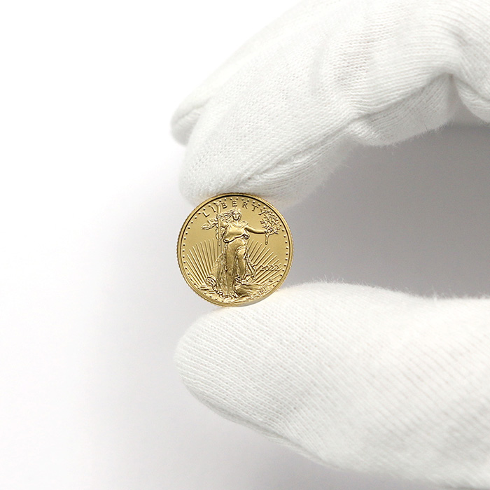 Zlatá investičná minca American Eagle 1/10 Oz