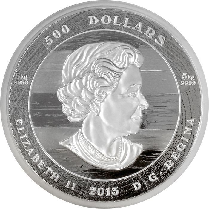 Strieborná minca 5 Kg Emily Carr Tsatsisnukomi Proof 2013 (.9999)
