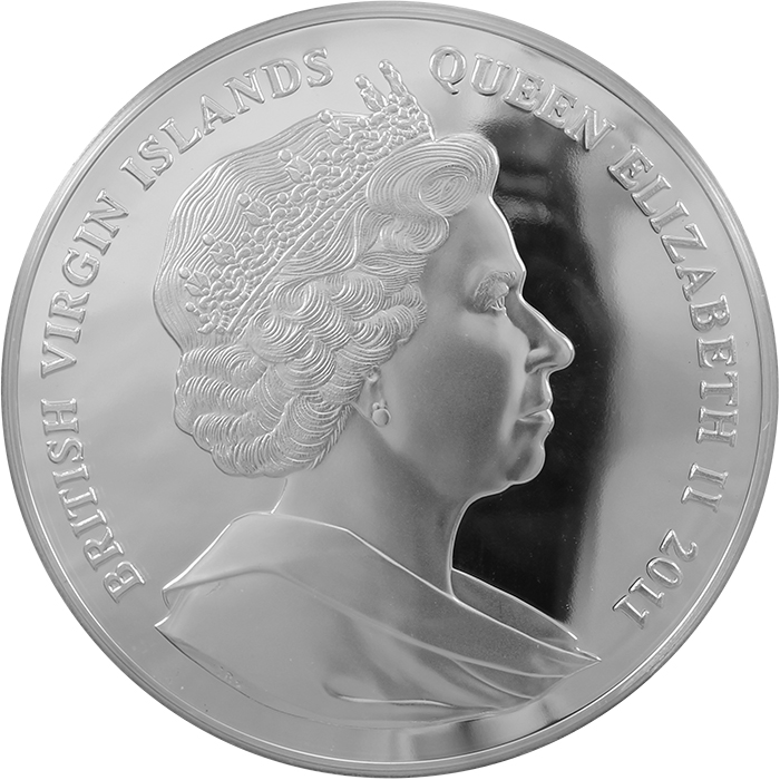 Stříbrná mince 5 Kg Vitus Jonassen Bering 2011 Proof