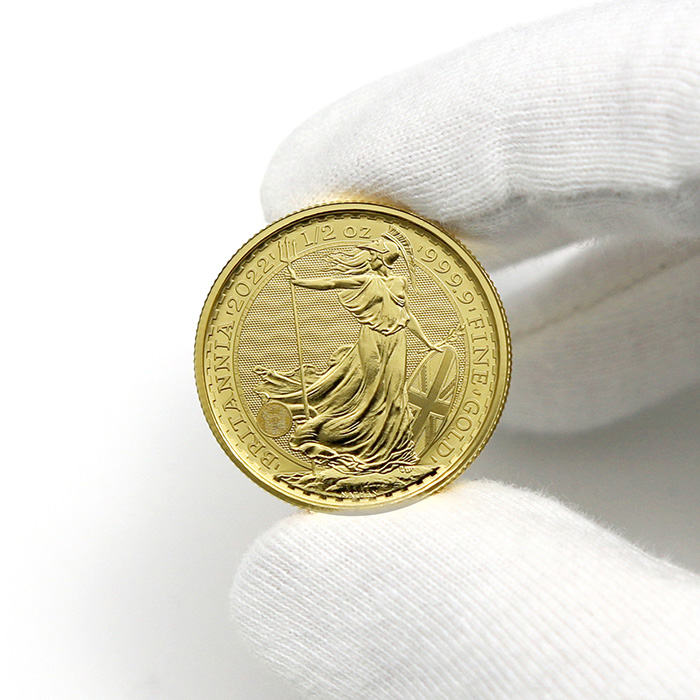 Zlatá investiční mince Britannia 1/2 Oz