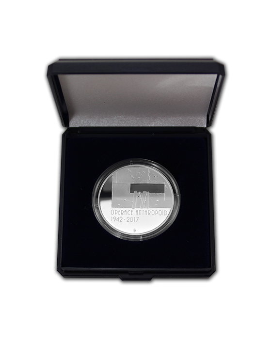 Stříbrná mince 200 Kč Operace Anthropoid 75. výročí 2017 Proof