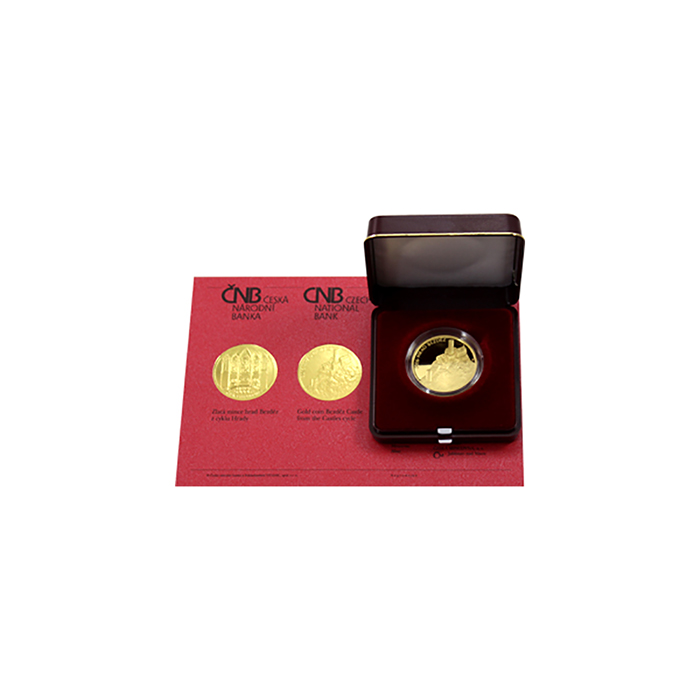 Zlatá mince 5000 Kč Hrad Bezděz 2016 Proof