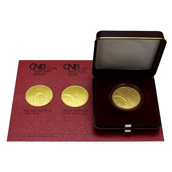 Zlatá mince 5000 Kč Hrad Veveří 2019 Standard