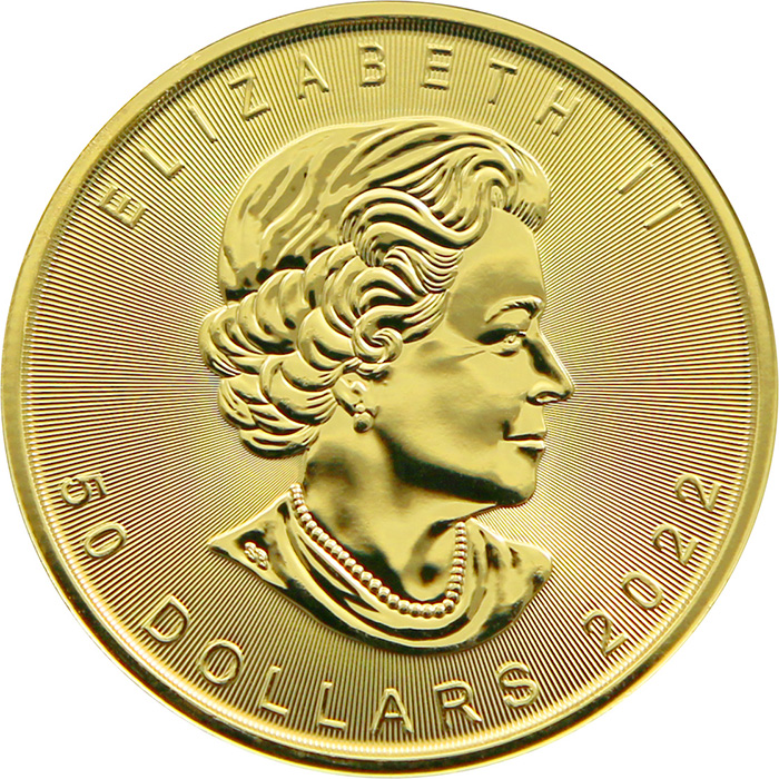 Zlatá investiční mince Maple Leaf 1 Oz (Odběr 10 Ks a více)