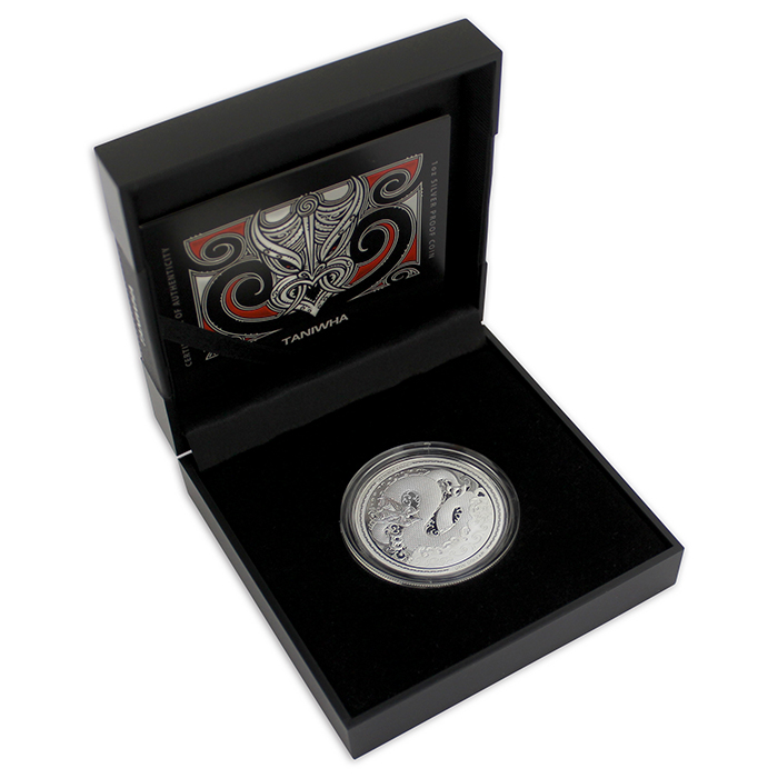 Stříbrná mince Taniwha Maori Art 1 Oz 2017 Proof