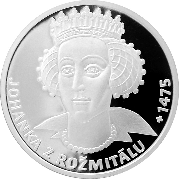 Sada čtyř stříbrných mincí Šlechtický rod Pánů z Rožmitálu 2017 Proof