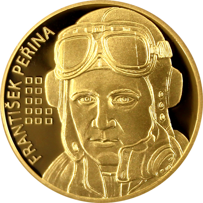 Sada štyroch zlatých mincí Československé letecké esá v službách RAF 2017 Proof