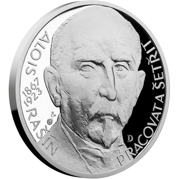 Stříbrná medaile Národní hrdinové - Alois Rašín 2017 Proof