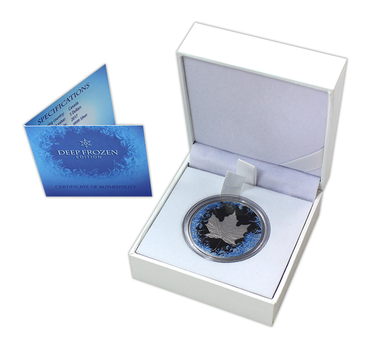 Stříbrná mince Maple Leaf 1 Oz Deep Frozen Edition 2017 Proof