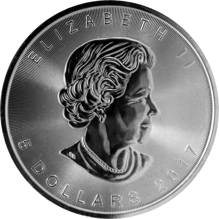 Maple Leaf Čtyři roční období Sada stříbrných Ruthenium mincí 2017 Standard