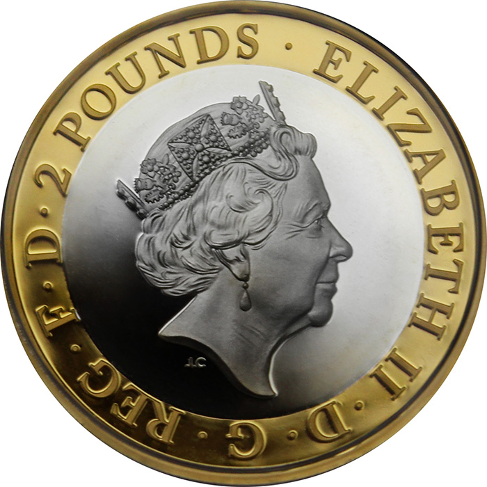 Sada dvou stříbrných mincí 100 let výročí RAF 2018 Proof