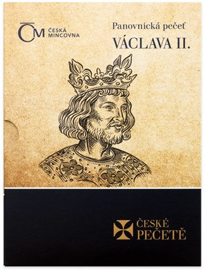 Stříbrná medaile České pečetě - Václav II. 2018 Standard