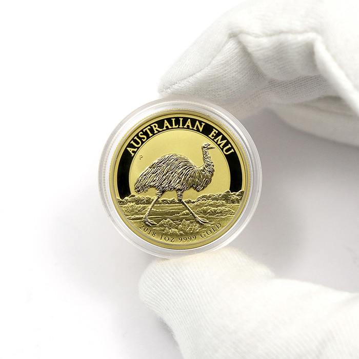 Zlatá investiční mince Emu 1 Oz 2018