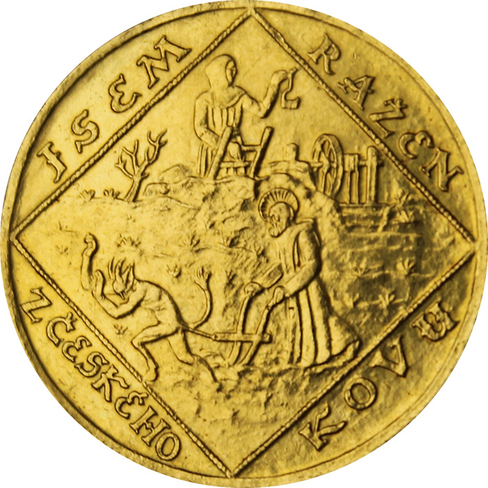 Sada jednej striebornej a dvoch zlatých medailí - Jsem ražen z českého kovu 1928