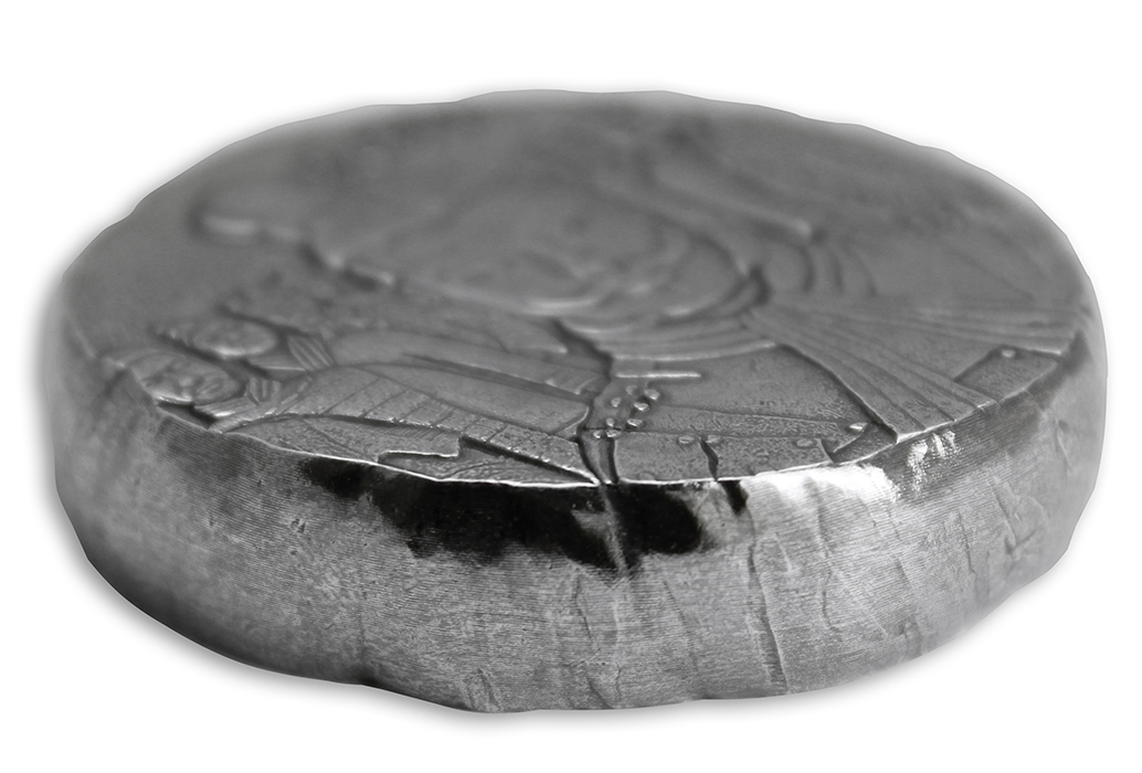 Stříbrná investiční mince 5 Oz Terakotová armáda 2018 Antique Standard