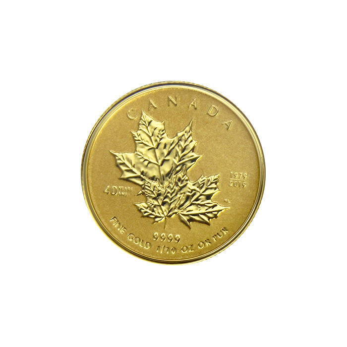 Maple Leaf 40. výročí Sada zlatých mincí 2019 Proof
