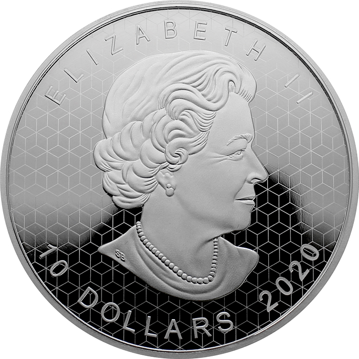 Stříbrná mince 2 Oz Pulzující Maple Leaf 2020 Proof