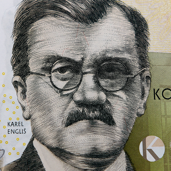 Budovanie československej meny - Karel Engliš bankovka 100 Kč emisie 2022