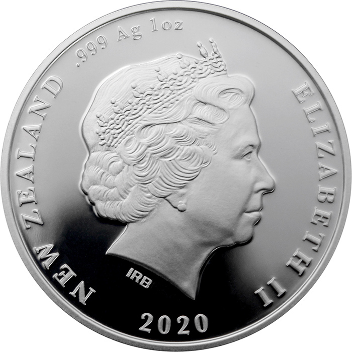 Sada dvou stříbrných mincí Nový Zéland 2 x 1 Oz 2020 Proof