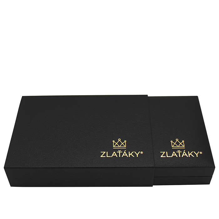 Koženková krabička 160 x 110 mm na zlaté a strieborné zliatky 1 x od 1 gramu do 100 gramov