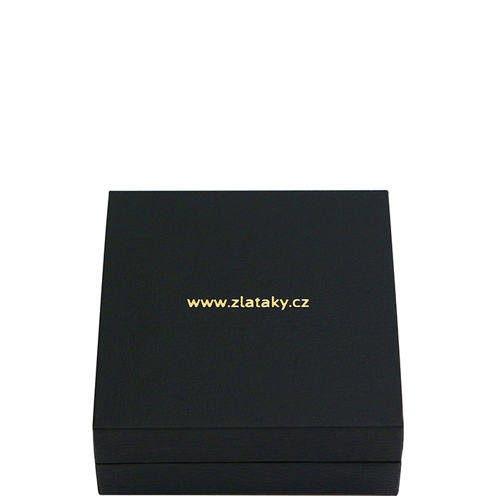 Koženková krabička 88 x 90 mm na zlaté a stříbrné slitky  1 x od 1 gramu do 100 gramů