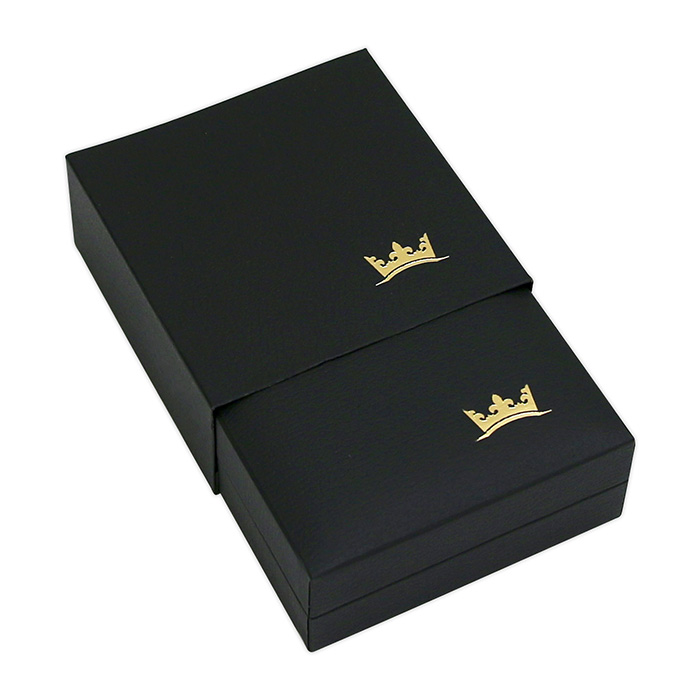 Koženková krabička 88 x 90 mm na zlaté a strieborné zliatky 1 x od 1 gramu do 100 gramov