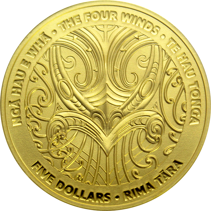 Nga Hau e Wha The Four Winds Sada zlatých mincí 2020 Proof