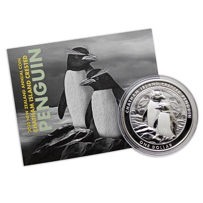 Stříbrná investiční mince Tučňák chocholatý 1 Oz 2020