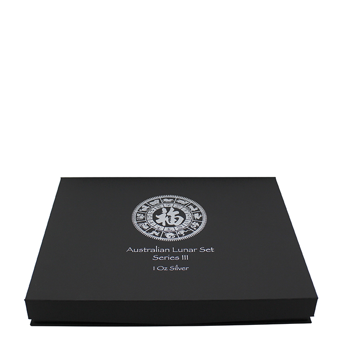 Čierna krabička 12 x Ag Lunárny série III. 2020 - 2031