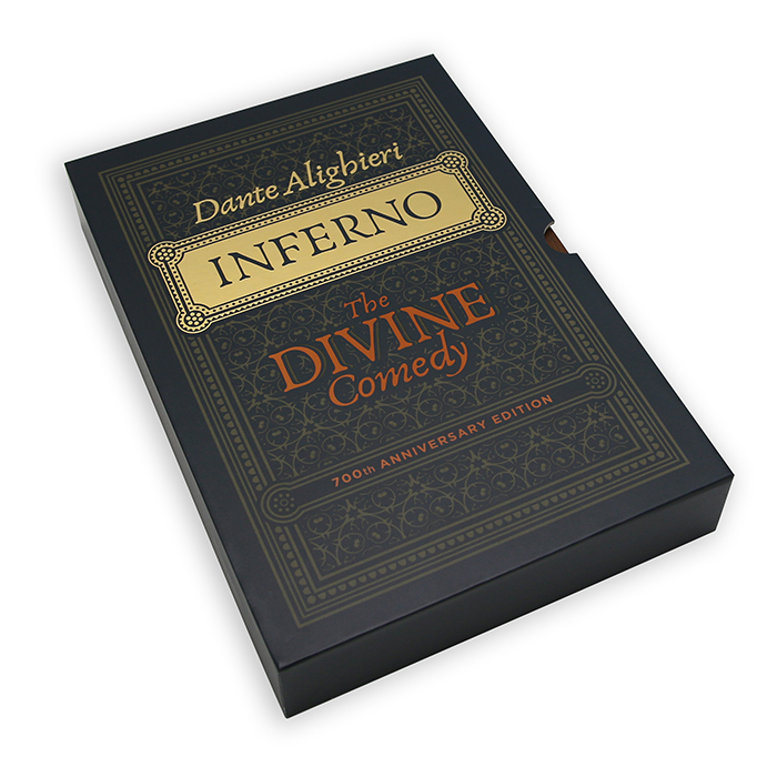 Stříbrná mince 5 Oz Inferno - Dante Alighieri - Božská komedie 2020 Antique Standard