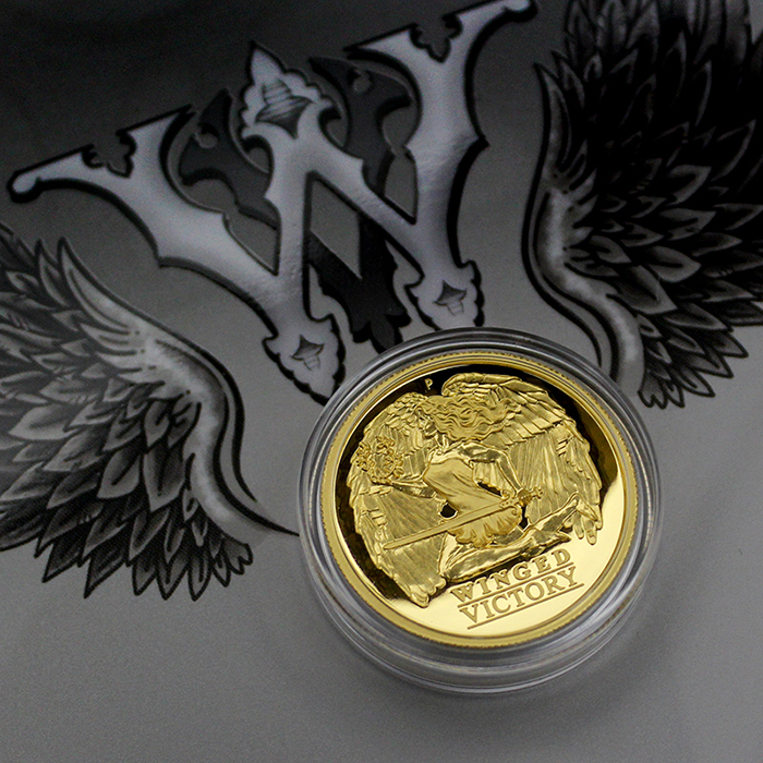 Zlatá minca Winged Victory 1 Oz High Relief 2021 Proof