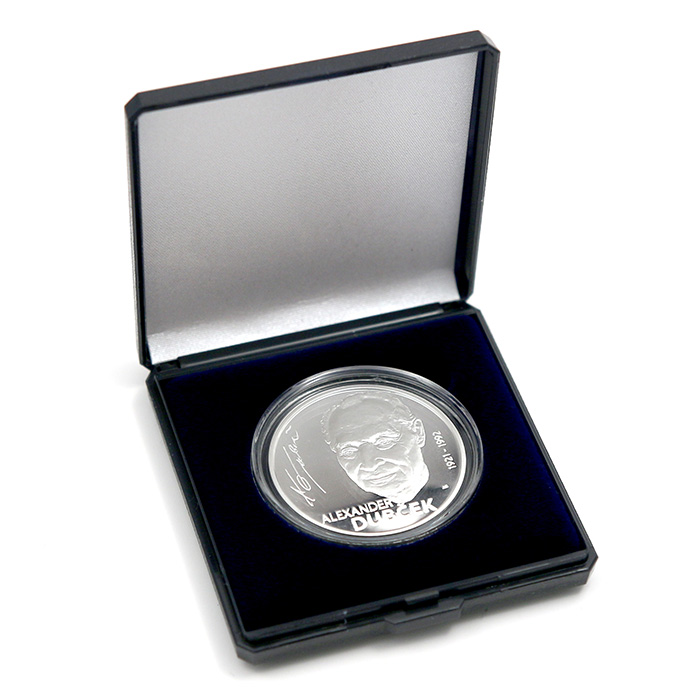 Stříbrná mince Alexander Dubček - 100. výročí narození 2021 Proof
