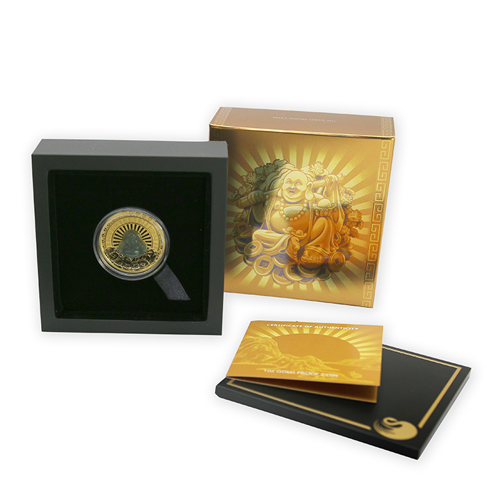 Zlatá mince Nefritový Buddha 1 Oz 2021 Proof